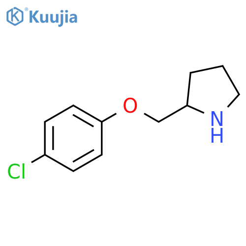 2-[(4-chlorophenoxy)methyl]pyrrolidine structure