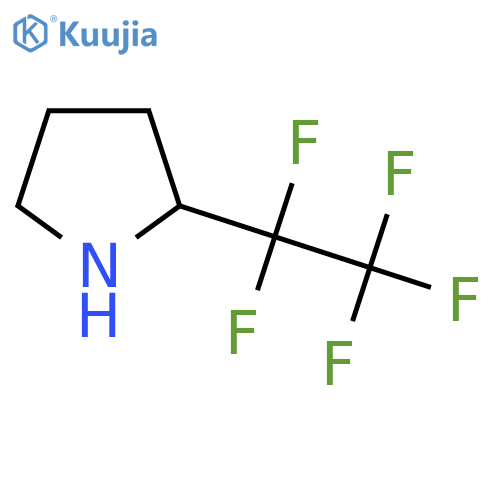2-(pentafluoroethyl)pyrrolidine structure