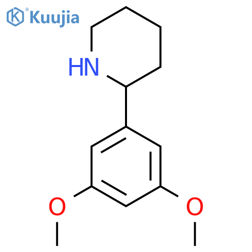2-(3,5-Dimethoxyphenyl)piperidine structure