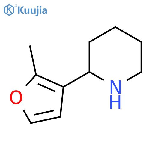 2-(2-methylfuran-3-yl)piperidine structure