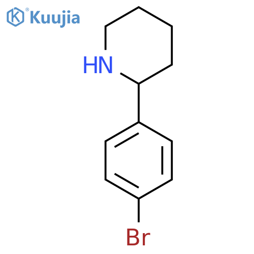 2-(4-Bromophenyl)piperidine structure