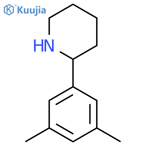 2-(3,5-Dimethylphenyl)piperidine structure