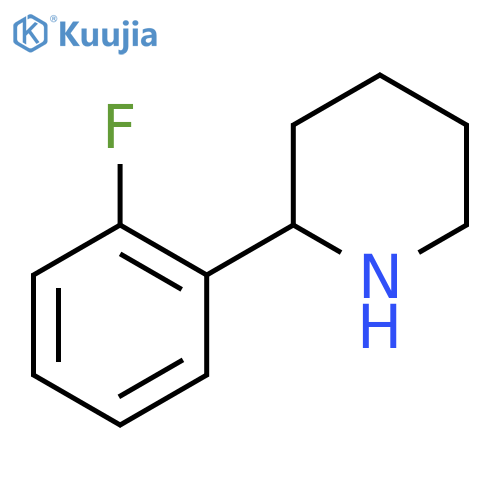 2-(2-Fluorophenyl)piperidine structure