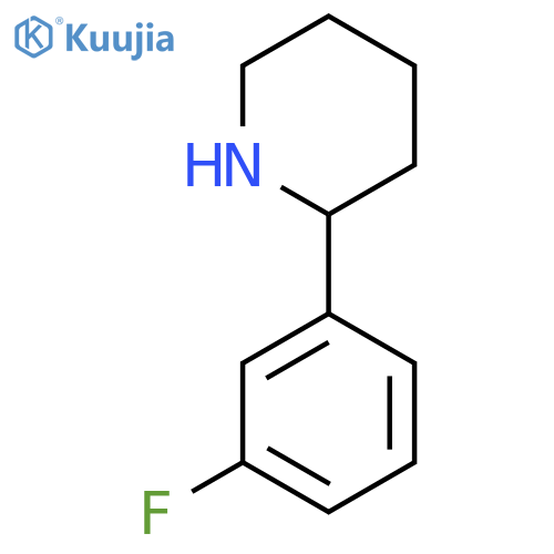 2-(3-Fluorophenyl)piperidine structure