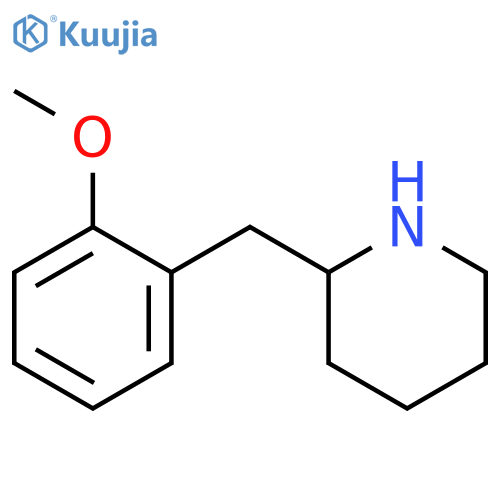 2-(2-Methoxy-benzyl)-piperidine structure