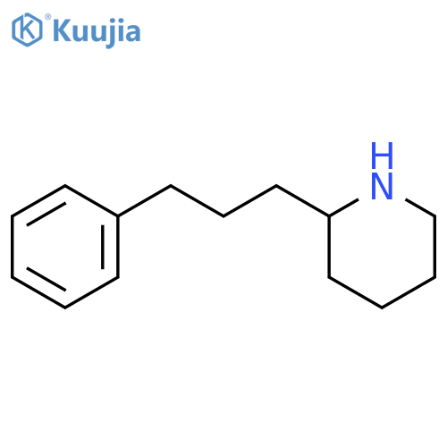 2-(3-Phenylpropyl)piperidine structure
