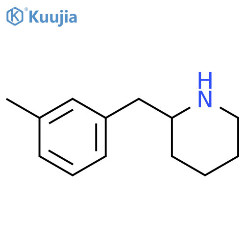 2-(3-methylphenyl)methylpiperidine structure