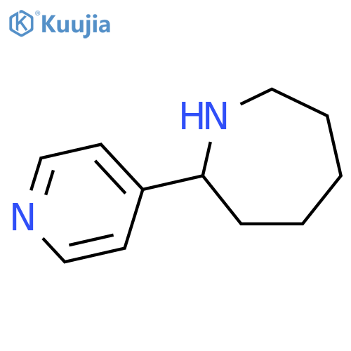 2-(pyridin-4-yl)azepane structure