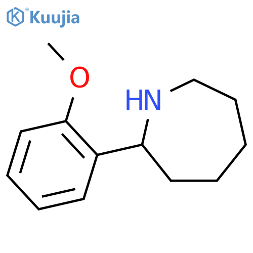 1H-Azepine,hexahydro-2-(2-methoxyphenyl)- structure