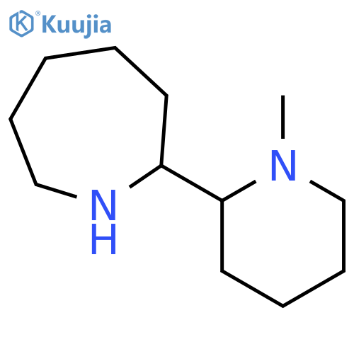 2-(1-Methyl-2-piperidinyl)azepane structure