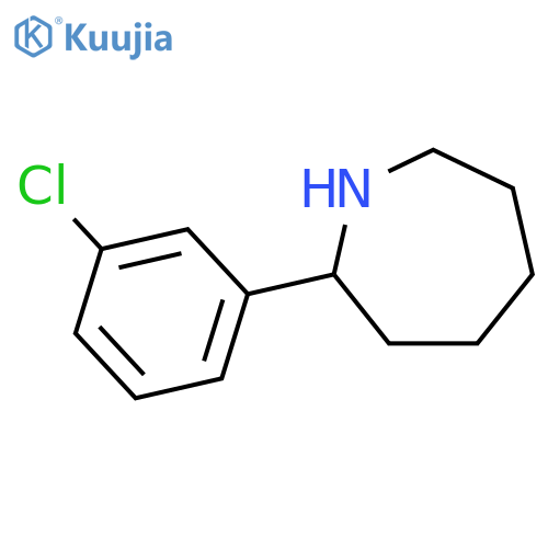 2-(3-chlorophenyl)azepane structure