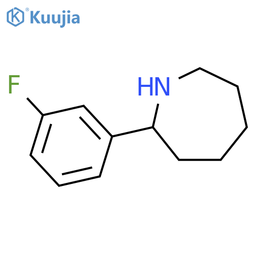 2-(3-Fluorophenyl)azepane structure