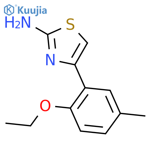 2-Thiazolamine, 4-(2-ethoxy-5-methylphenyl)- structure