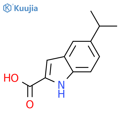 5-Isopropyl-1H-indole-2-carboxylic acid structure