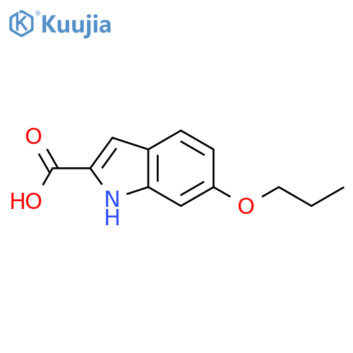 6-Propoxy-1h-indole-2-carboxylic acid structure