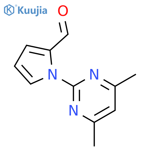 1-(4,6-dimethylpyrimidin-2-yl)-1H-pyrrole-2-carbaldehyde structure