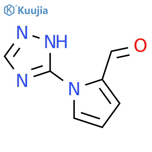 1H-Pyrrole-2-carboxaldehyde,1-(1H-1,2,4-triazol-5-yl)- structure