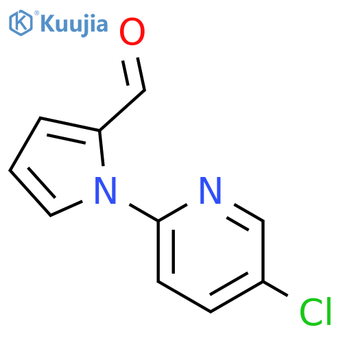 1-(5-chloropyridin-2-yl)-1H-pyrrole-2-carbaldehyde structure