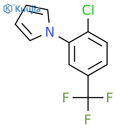 1-2-Chloro-5-(trifluoromethyl)phenyl-1H-pyrrole structure