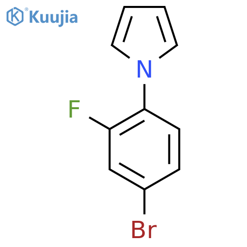 1-(4-bromo-2-fluorophenyl)-1H-pyrrole structure