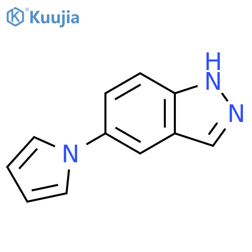 1H-Indazole, 5-(1H-pyrrol-1-yl)- structure