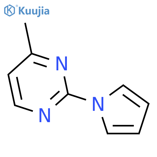 4-Methyl-2-(1h-pyrrol-1-yl)pyrimidine structure