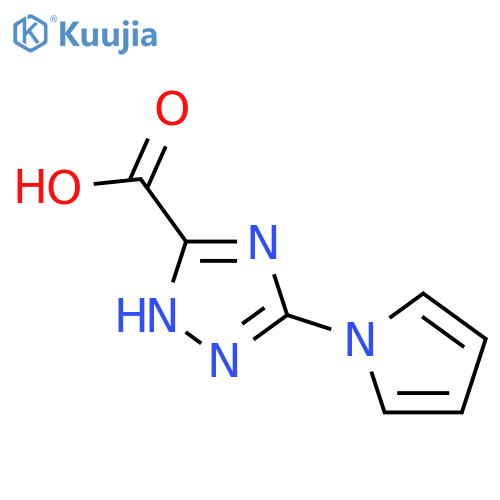 5-(1H-Pyrrol-1-yl)-4h-1,2,4-triazole-3-carboxylic acid structure