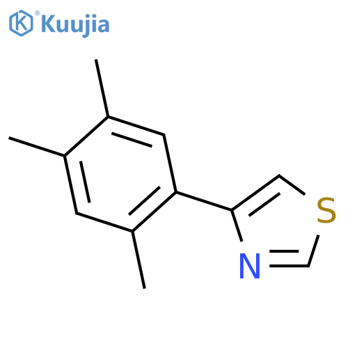 4-(2,4,5-Trimethylphenyl)-1,3-thiazole structure