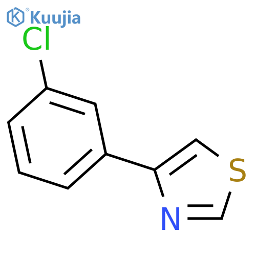 4-(3-Chlorophenyl)-1,3-thiazole structure
