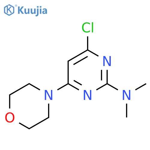 4-chloro-N,N-dimethyl-6-morpholino-2-pyrimidinamine structure