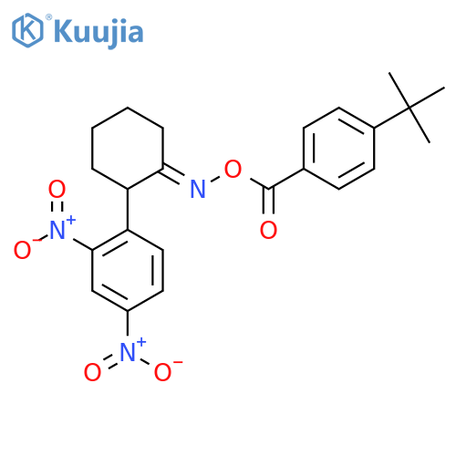 1-[2-(([4-(TERT-BUTYL)BENZOYL]OXY)IMINO)CYCLOHEXYL]-2,4-DINITROBENZENE structure