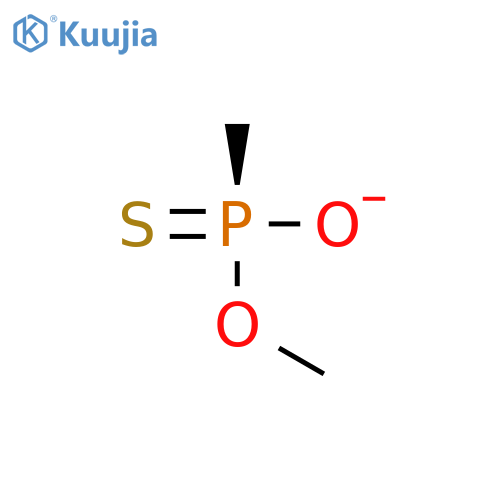 Phosphonothioic acid, methyl-, O-methyl ester, (R)- structure
