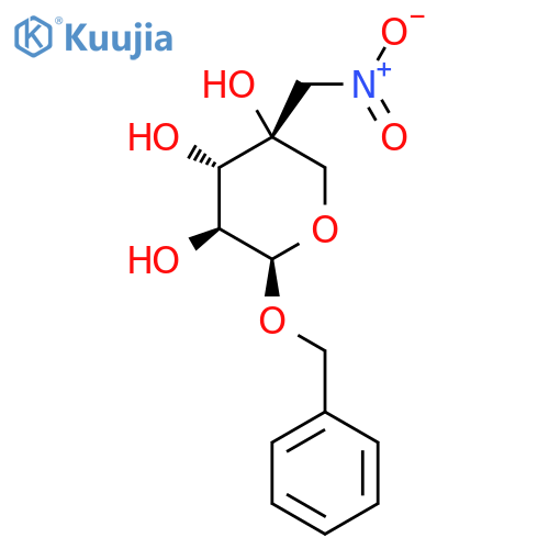 Benzyl 4-C-Nitromethylene-b-D-arabinopyranoside structure