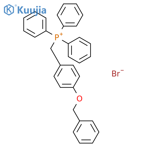 Phosphonium, triphenyl[[4-(phenylmethoxy)phenyl]methyl]-, bromide structure