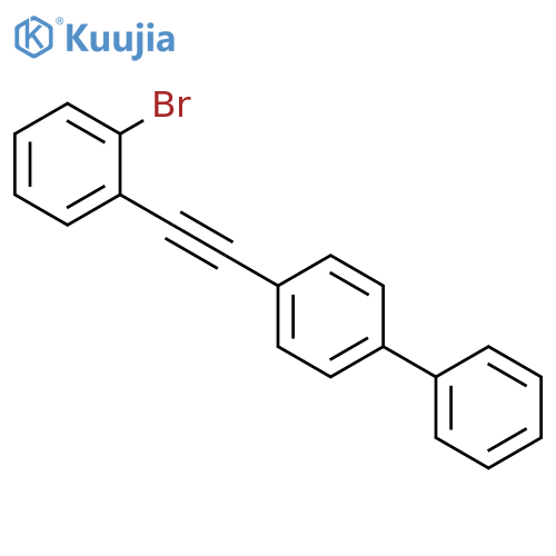 1,1-Biphenyl, 4-[2-(2-bromophenyl)ethynyl]- structure