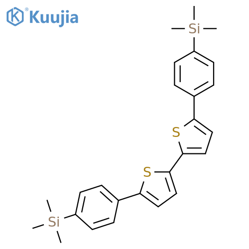 Silane, ([2,2'-bithiophene]-5,5'-diyldi-4,1-phenylene)bis[trimethyl- structure