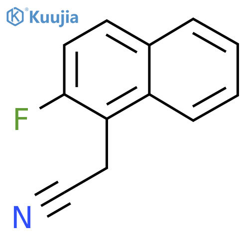 (2-Fluoro-[1]naphthyl)-acetonitrile structure