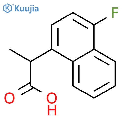 2-(4-Fluoronaphthalen-1-yl)acetic acid structure