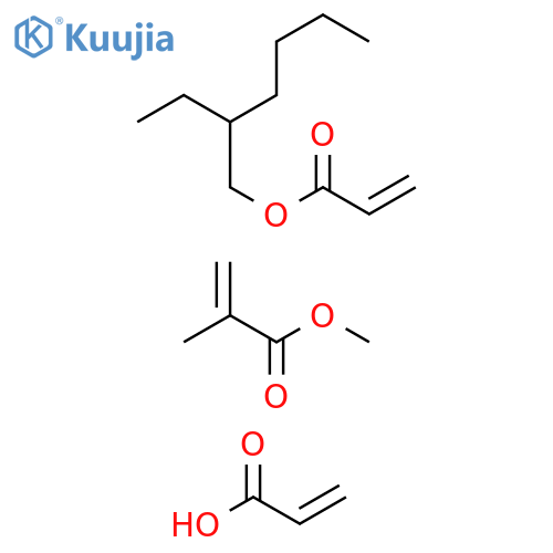 2-Propenoic acid, 2-methyl-, methyl ester, polymer with 2-ethylhexyl 2-propenoate and 2-propenoic acid, ammonium salt structure