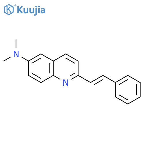6-Quinolinamine,N,N-dimethyl-2-(2-phenylethenyl)- structure