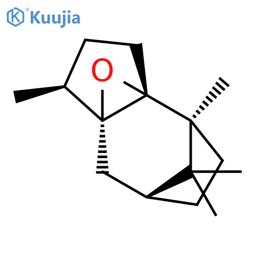 (1α,3aβ,4α,7α,8aβ)-hexahydro-1,4,10,10-tetramethyl-1H,4H,3a,8a-epoxy-4,7-methanoazulene structure