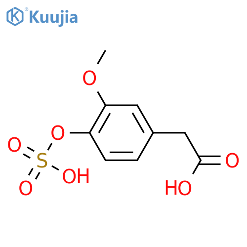 Homovanillic Acid Sulfate Sodium Salt structure