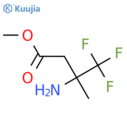 methyl 3-amino-4,4,4-trifluoro-3-methylbutanoate structure