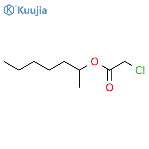 Heptan-2-yl 2-chloroacetate structure