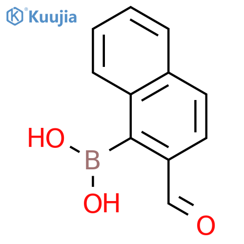 Boronic acid, (2-formyl-1-naphthalenyl)- structure