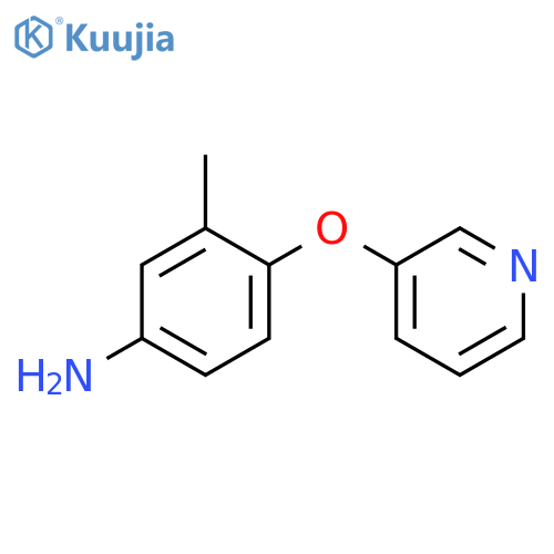 3-methyl-4-(pyridin-3-yloxy)aniline structure
