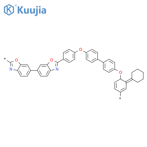 Poly([6,6'-bibenzoxazole]-2,2'-diyl-1,4-phenyleneoxy-1,4-phenylenecyclohexylidene-1,4-phenyleneoxy-1,4-phenylene) structure