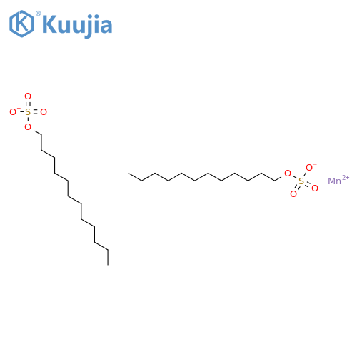 Sulfuric acid,monododecyl ester, manganese(2+) salt (2:1) structure