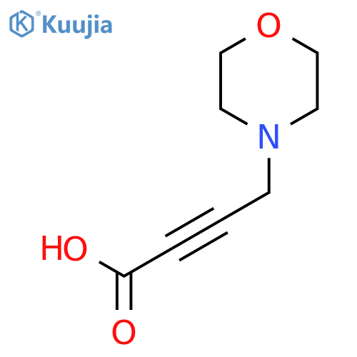 4-(4-morpholinyl)-2-Butynoic acid structure