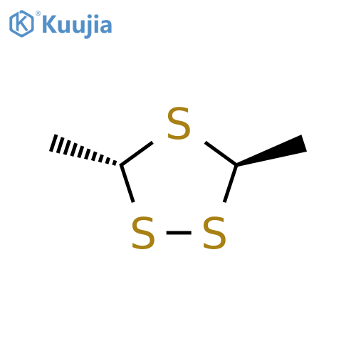 1,2,4-Trithiolane, 3,5-dimethyl-, (3R,5R)-rel- structure